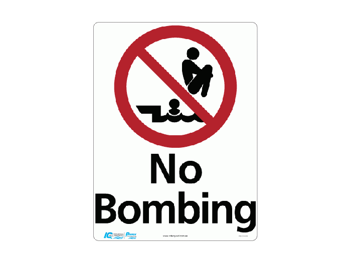 No Bombing Prohibition Sign