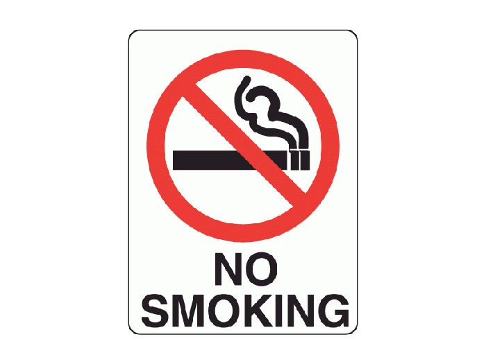 No Smoking Prohibition Sign