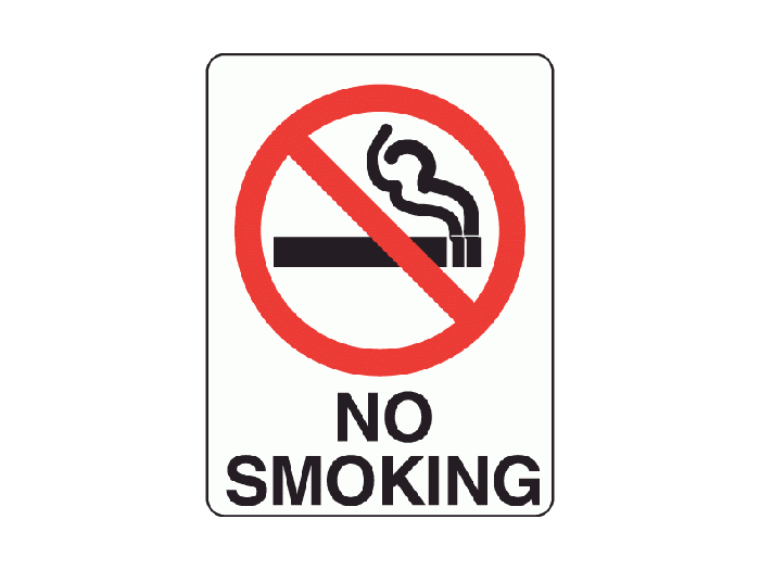 No Smoking Prohibition Sign