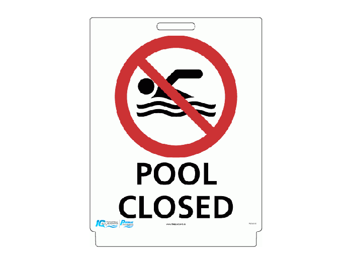 Pavement Sign - Pool Closed