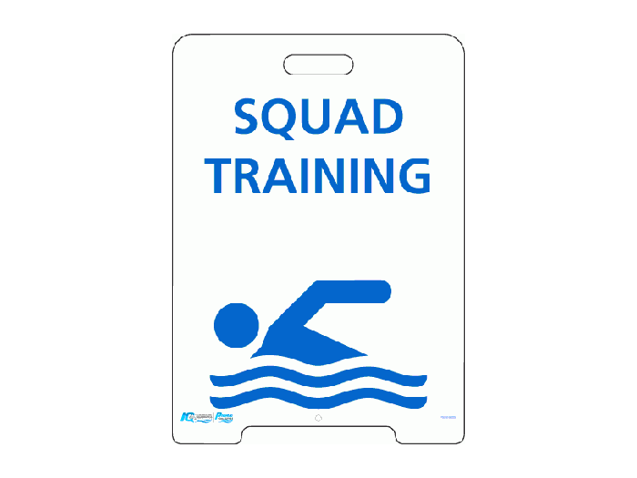 Pavement A-Frame Sign - Squad Training