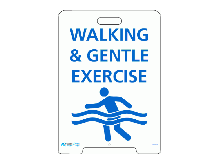 Pavement A-Frame Sign - Walking & Gentle Exercise