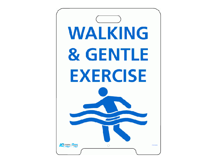 Pavement A-Frame Sign - Walking & Gentle Exercise