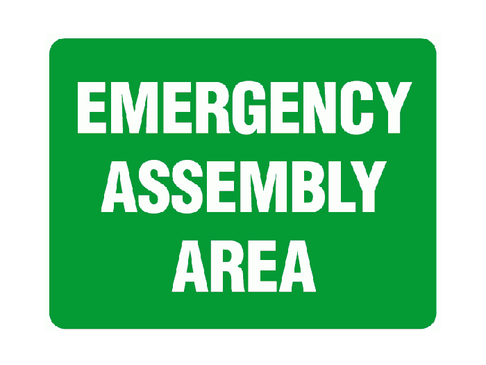 Emergency Assembly Area Sign