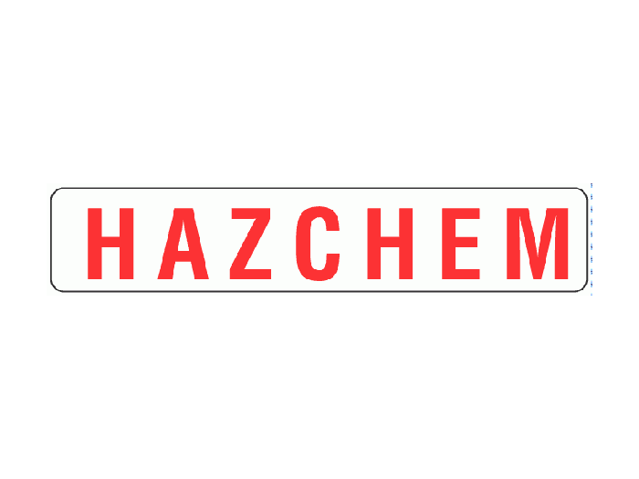 Hazchem Sign