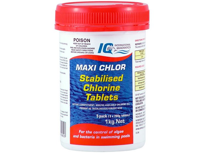 IQ Maxi Chlor Stabilised Tablets