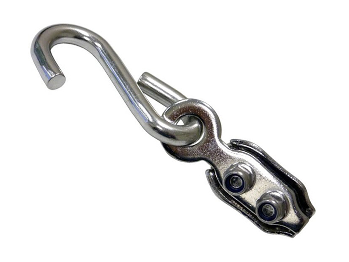 Lane Rope Long Clamp Set with S Hook