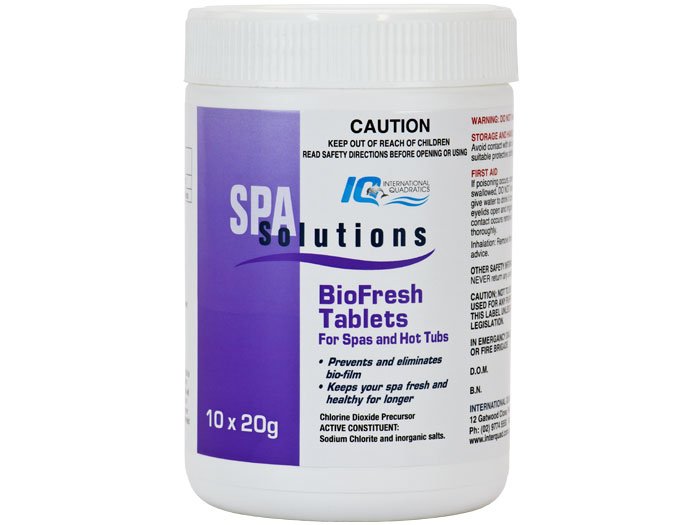 IQ Spa Solutions BioFresh Tablets