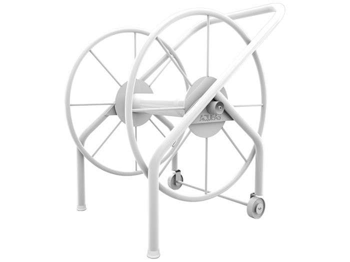 Lane Rope Mini Storage Reel AQUEAS - Powder Coated Stainless Steel