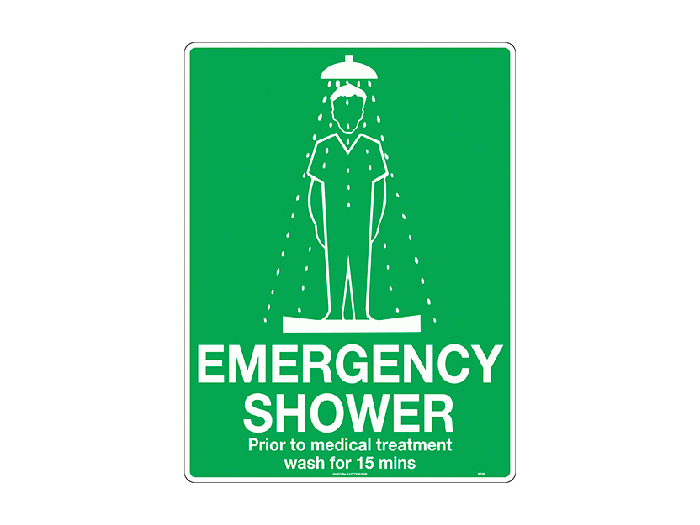 Emergency Shower Sign