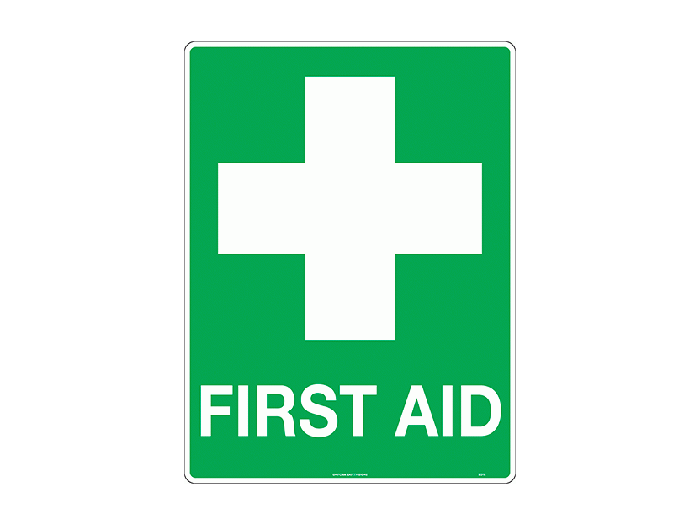 First Aid Emergency Sign