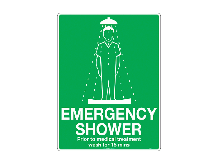 Emergency Shower Sign