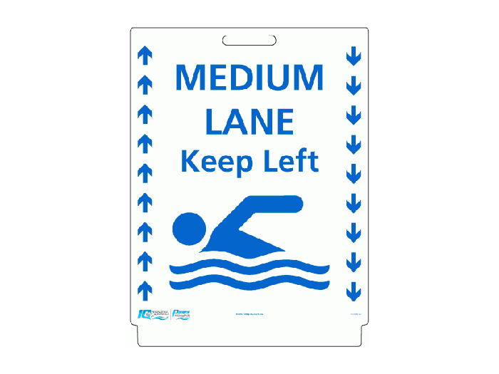 Pavement Sign - Medium Lane