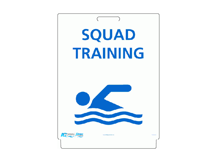 Pavement Sign - Squad Training