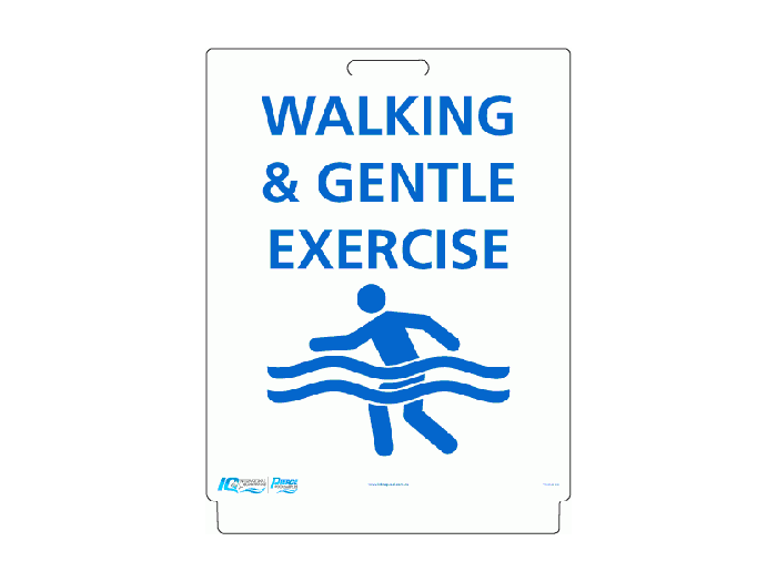 Pavement Sign - Walking & Gentle Exercise