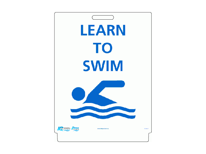 Pavement Sign - Learn to Swim