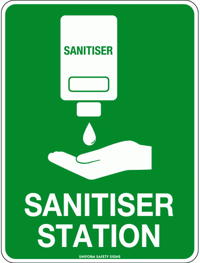 Sanitiser Station Sign