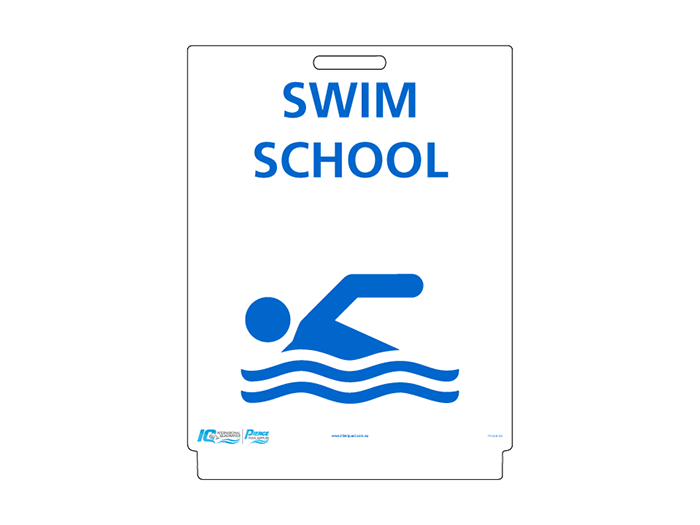 Pavement Sign - Swim School