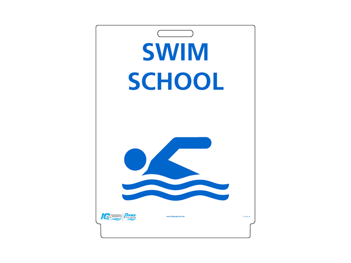 Pavement Sign - Swim School