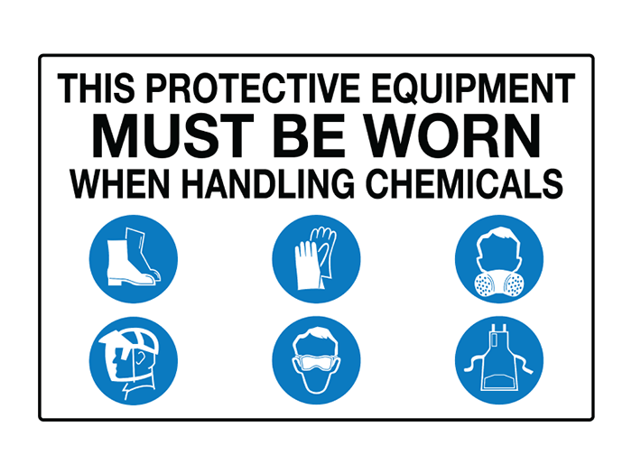 PPE Must Be Worn Safety Sign