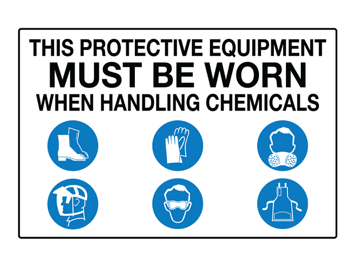 PPE Must Be Worn Safety Sign