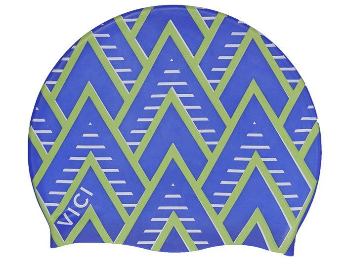 VICI Silicone Patterned Cap - Blue Spikes