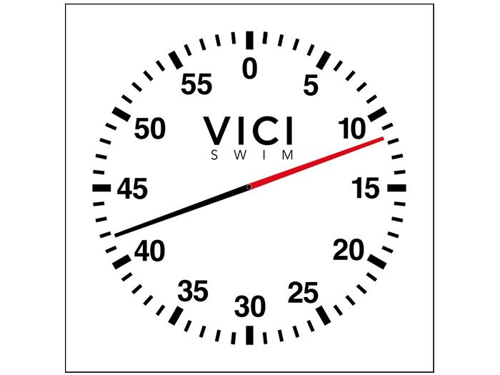 VICI Pace Clock - White