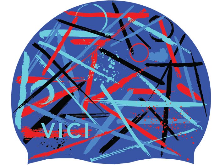 VICI Silicone Patterned Cap - Brush Strokes