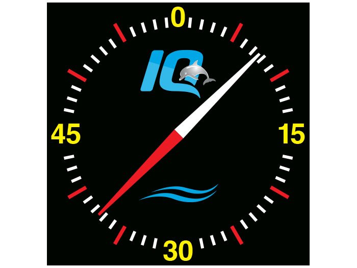 IQ Pace Clock - Square Black